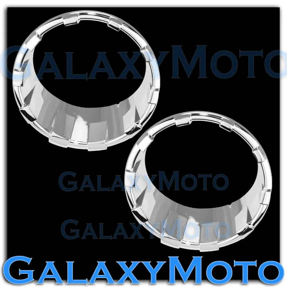 

XYIVYG Chrome ABS HeadLight Lamp Cover Ring kit Set a Pair 07-16 For Jeep Wrangler JK