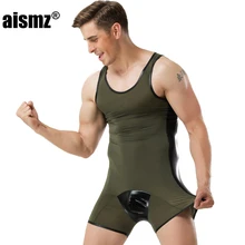 Aismz мужское сексуальное боди для геев, мужское нижнее белье из искусственной кожи и шелка, мужское нижнее белье на подтяжках