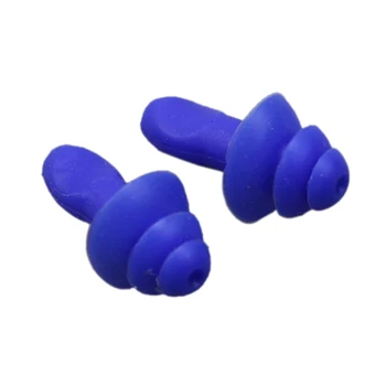 

SZ-LGFM-New 5 Pairs Swimming Mushroom Ear Plug Soft Silicone Waterproof Protector Tool