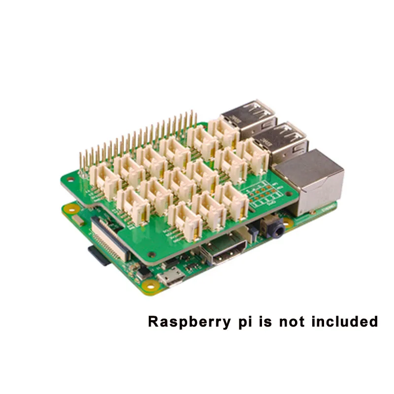 Подходит для Raspberry pi 3B/3B+ плата расширения для датчика роща MCU STM32 роща Базовая шляпа для Raspberry 2/3 B/B+ Zero