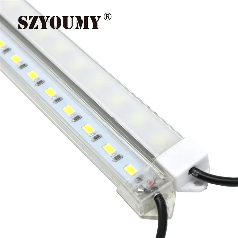 SZYOUMY светодиодный свет бар 35 см 24 SMD 5630 USB Powered DC 5 В жесткая полоса жесткий бар света пополнения лампа с прозрачной крышкой