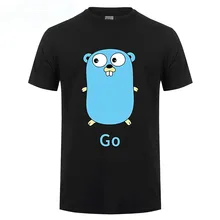 

GILDAN Golang gopher tshirt