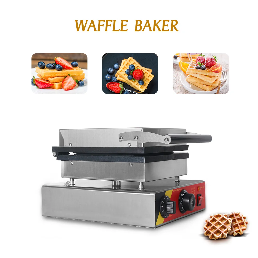 ITOP 220 V máquina eléctrica para hacer wafles máquina de hierro sándwich burbuja huevo pastel horno Waffle panadería máquina de desayuno - 4