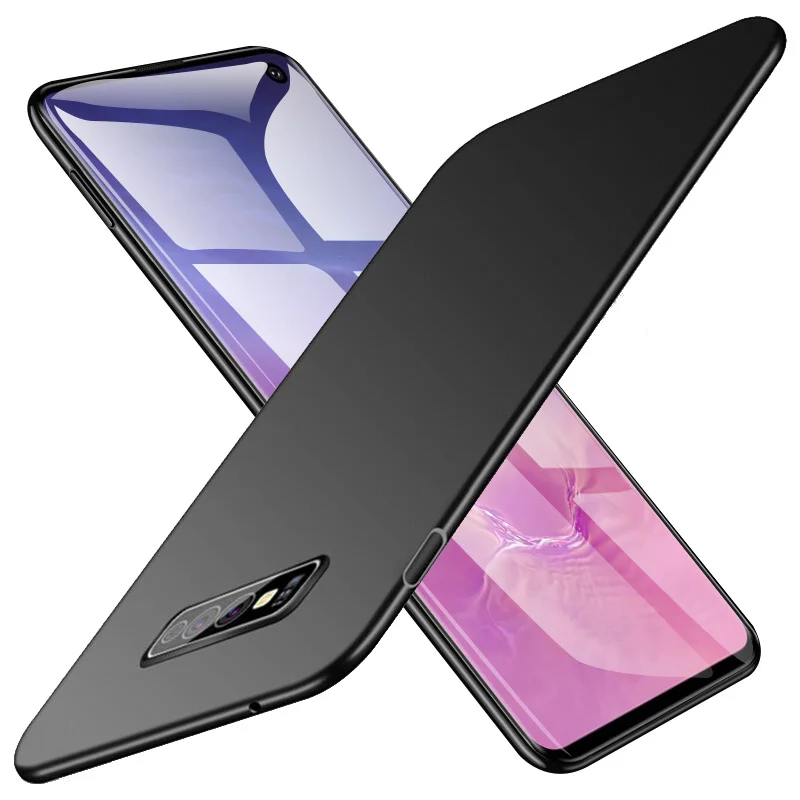 

Slim Hard PC Case For Samsung galaxy S10 Plus Case Shockproof Cover For Samsung galaxy S10 S10e Matte Armor Back Cover Funda