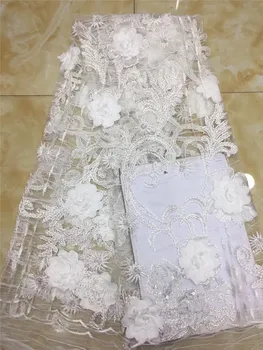 

African Lace Fabric embroidered Latest French Net Lace Good looking YG-434 Fabric For Evening Dress High Quality