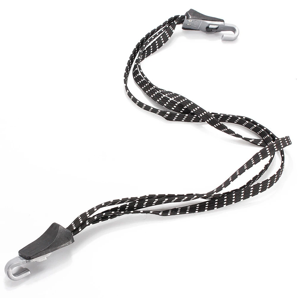 Clearance Top Quality 69cm Bicycle Bike Cycling MTB Luggage Stacking Rope Banding Bungee Elastic Cord Strap Tie Fixed Band Hook Black 12