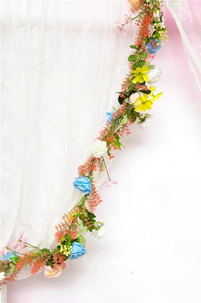 Свадебная АРКА цепочка цветов цветочные искусственные цветы стены на свадьбу для заднего плана сцены дома декоративные поддельные коммерческий дисплей - Цвет: A1