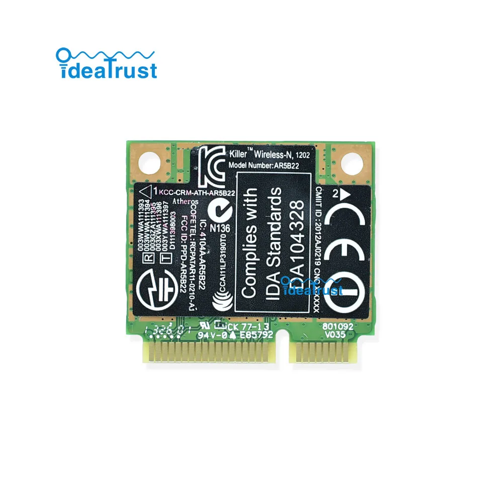 Bigfoot сети убийца Wireless-N1202 n1202 Bluetooth 4,0 убийца 1202 ноутбук WiFi сетевая карта killer1202