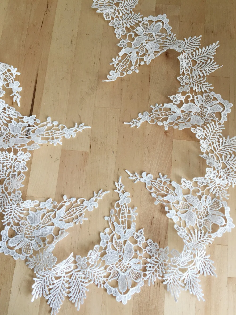 

2 yards Taiwan Made Exquisite Crochet Vintage Style Lace Trim for Crowns, Costumes, Bridal Veil, Jewelry Design