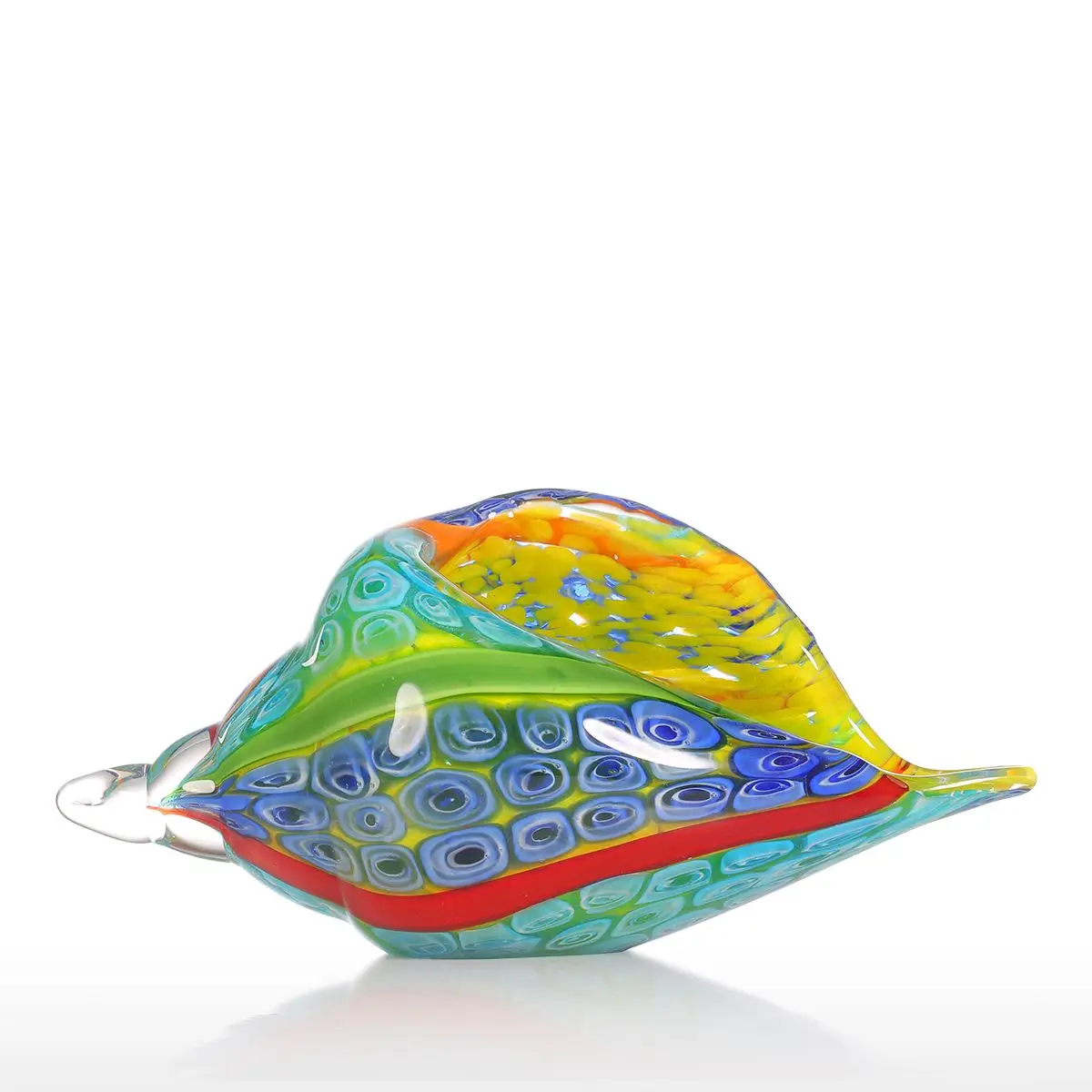 Goede Tooarts Kleurrijke Zee Shell Gift Glas Ornament Dier Beeldje Handblown Home Decor Multicolor Woondecoratie Decoratieve Ambachten