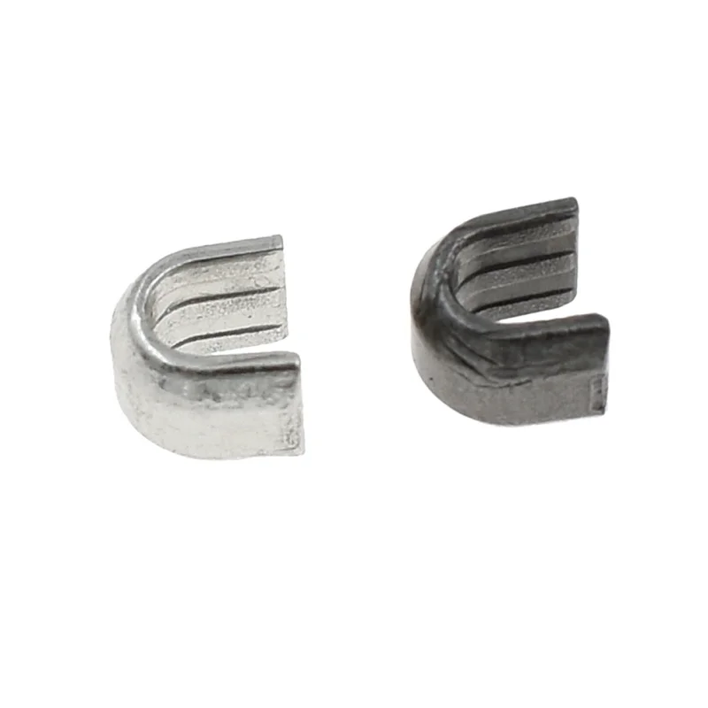 5# 150pcs New Metal Zipper Up Stopper U Shaped Opening DIY Craft Clothes Pants Sewing Zipper Accessories