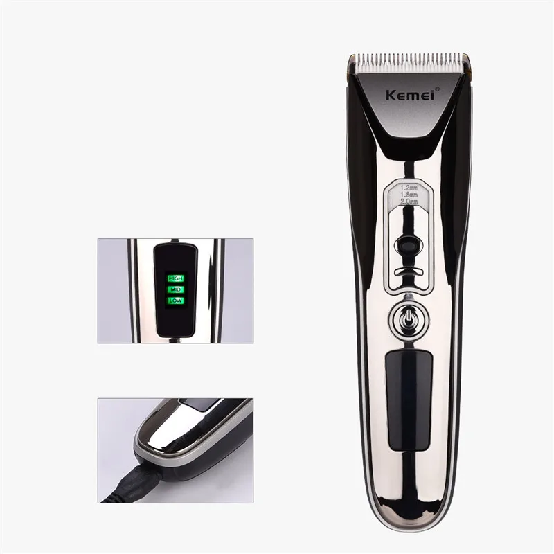 Титановый керамический нож для машинки для стрижки Электрический бритвенный ЖК-экран для транспорта профессиональный триммер для волос сменная направляющая расческа 0