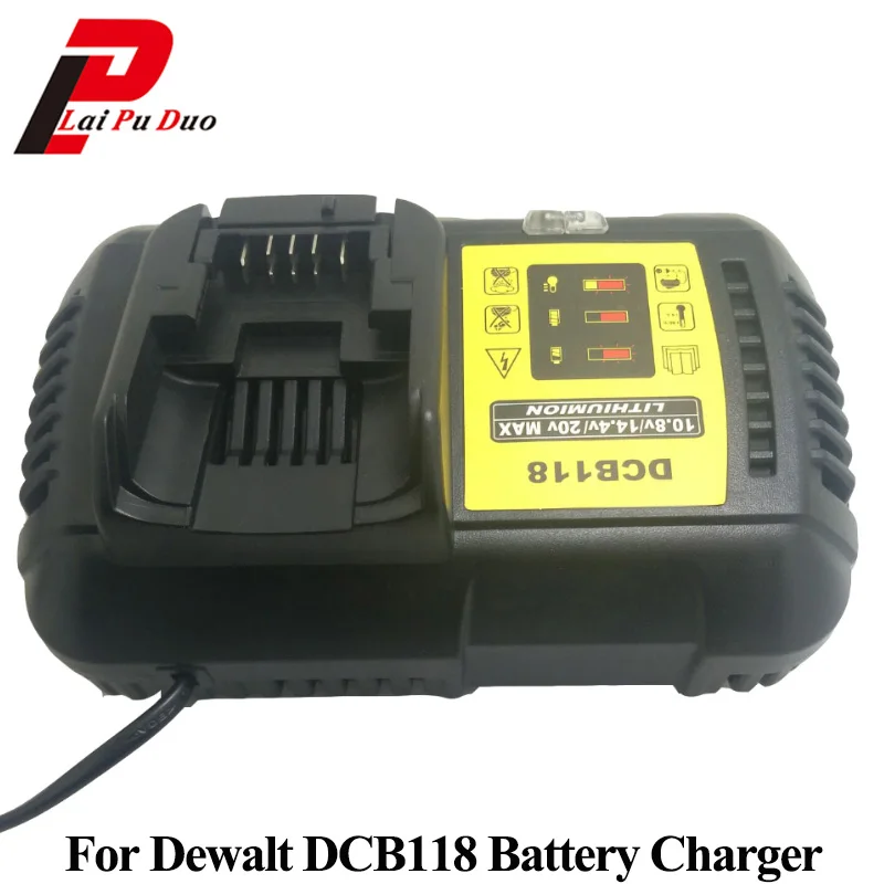 Зарядное устройство для литий ионных аккумуляторов Dewalt DCB118 10 8 в 12 В 14 4 18 DCB101 DCB120