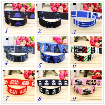 

7/8'' Free shipping printed grosgrain ribbon hairbow headwear party decoration diy wholesale OEM 22mm S219