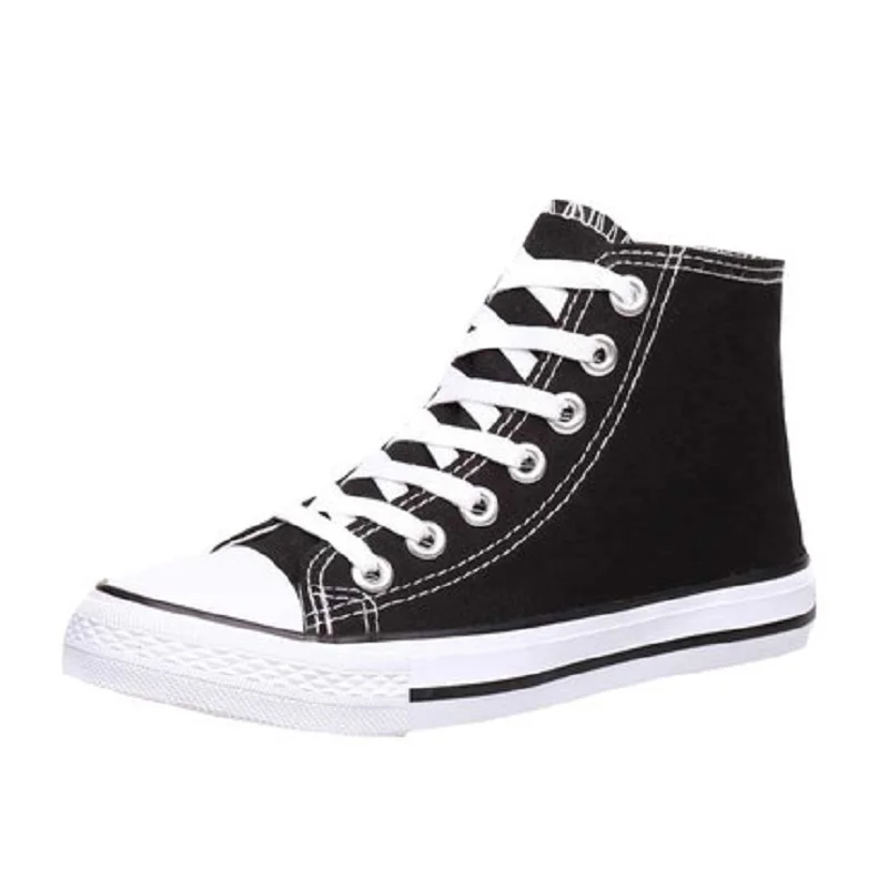 

2019 new flat-bottom summer high-top canvas shoes female Korean version of the wild summer student small white board shoes