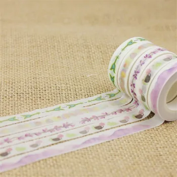 

1 Pcs 10 mm X 10 m Flowers and trees Japan washi tape children like DIY Diary decoration masking tape stationery scrapbooking