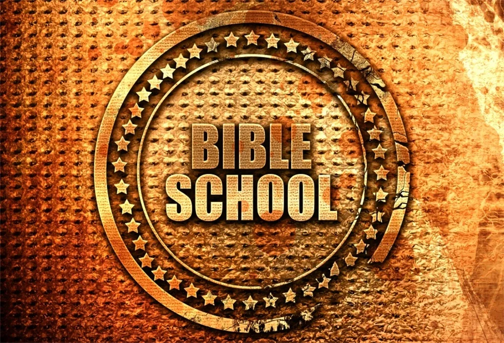 

Laeacco Old Wall Circle Stars Bible School Children Photography Backgrounds Customized Photographic Backdrops For Photo Studio