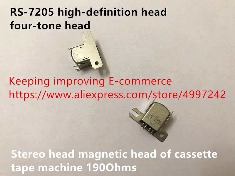 Совместима с RS-7205 головкой высокой четкости Четырехцветная головка стерео головка магнитная головка кассетной ленты 190 Ом переключатель