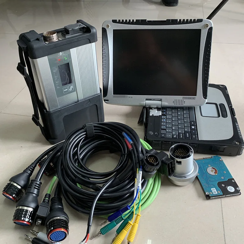 Диагностический инструмент MB Star C5 SD Подключение с ноутбуком CF-19 toughbook 4G,07 v hdd Mb Star C5 для MB автомобилей и грузовиков