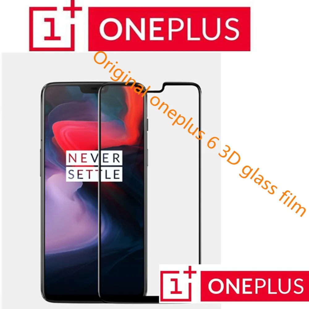 

100% original oneplus 6Tglass 3D Full cover tempered glass from oneplus company screen protector for one plus 6T