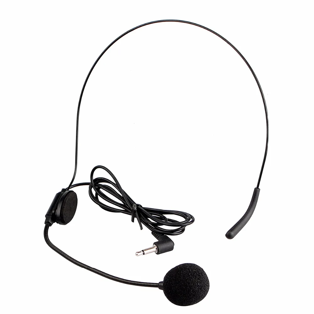 RETEKESS البسيطة ميكروفون سماعة الرأس المكثف MIC ل مضخم صوت المتكلم المهنية نظام مرشد سياحي F4512A