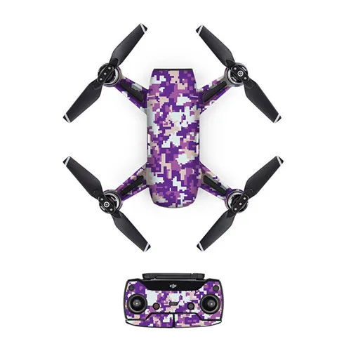 Новая кожа Наклейка s Для DJI Spark аксессуары 3 м водонепроницаемый ПВХ наклейки для DJI дроны Spark RC Квадрокоптер Кожа Наклейка протектор - Цвет: YSDJS0045