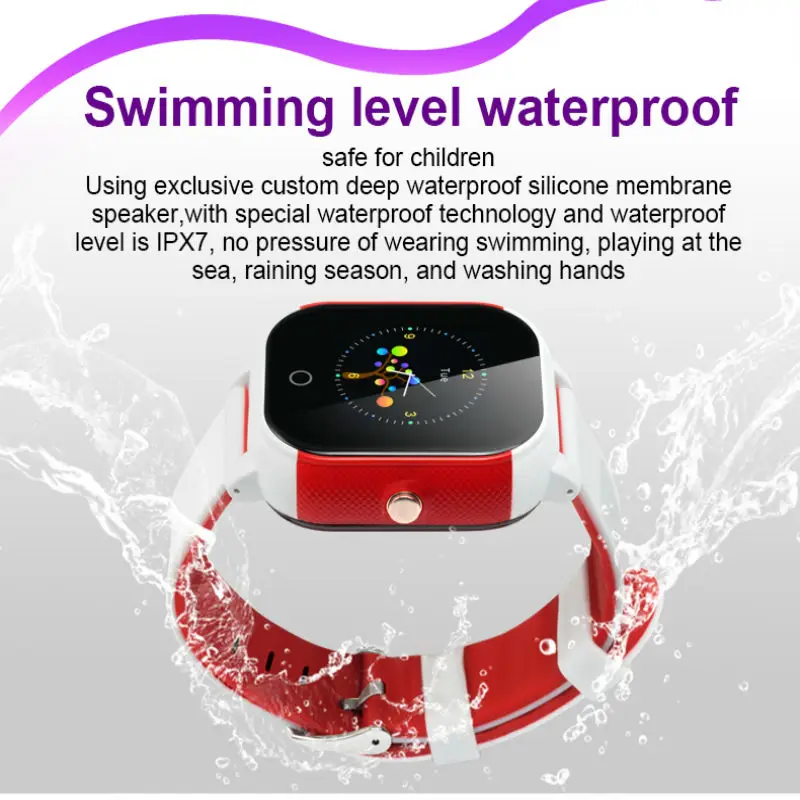 

Waterproof Precise GPS Smart Watch FA23 support GPS WIFI SOS LBS IPX7 Locate Finder emergency call GPS smartwatch for child gift