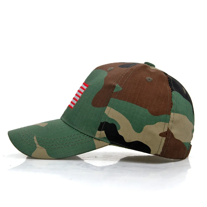 Новый Для мужчин флаг США камуфляж Бейсбол Кепки хлопок Тактический Snapback шляпа
