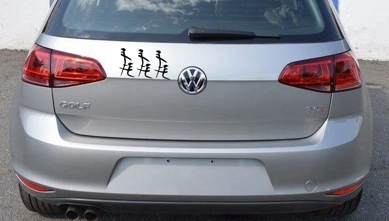 HotMeiNi наклейка для автомобилей Jdm украшение 3x Kanji Blow Job окно бампер кузов