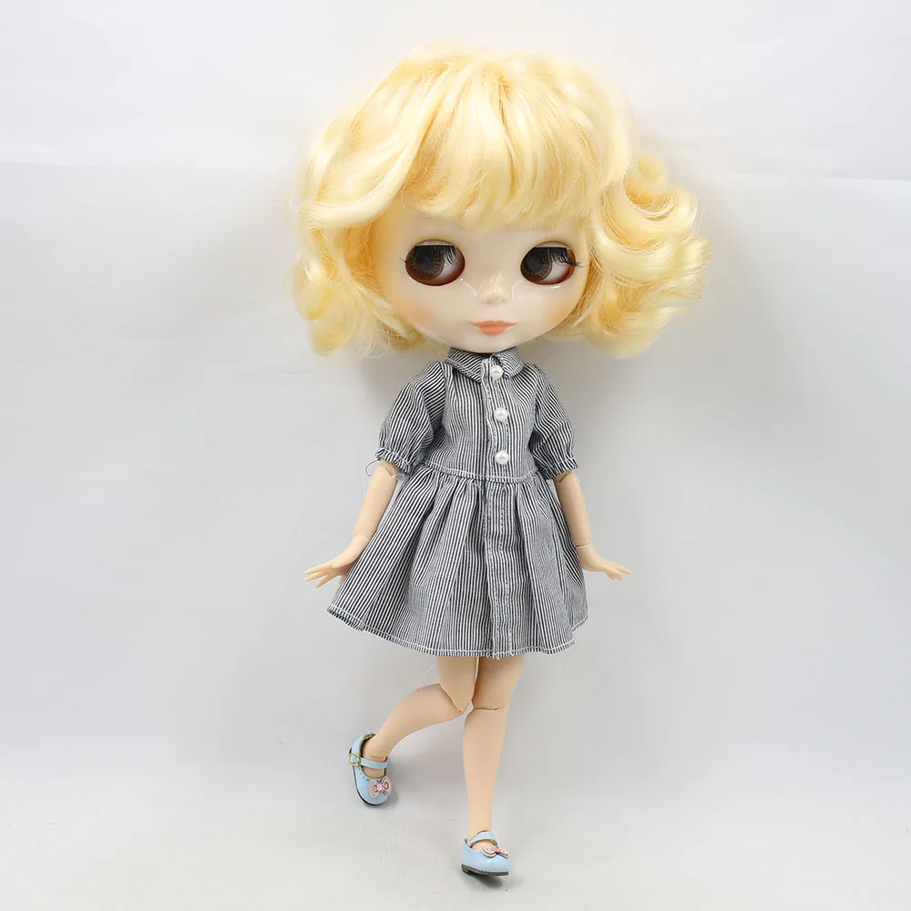 Ледяной DBS Blyth 1/6 bjd куклы обнаженного шарнирное тело светильник золотистыми