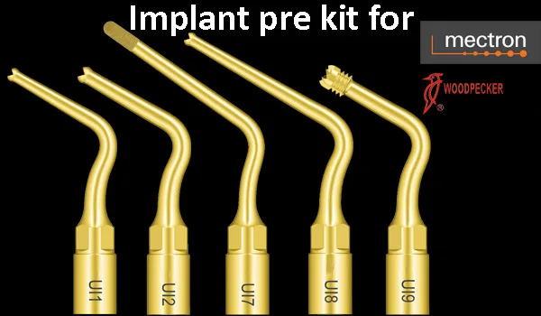 

dentistry dentist dental equipment dental instrument for implant preparation dental piezo surgery tip for MECTRON WOODPECKER