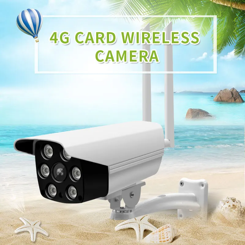 Камера видеонаблюдения беспроводная HD 1080P 5 МП 3G 4G SIM карта|Камеры
