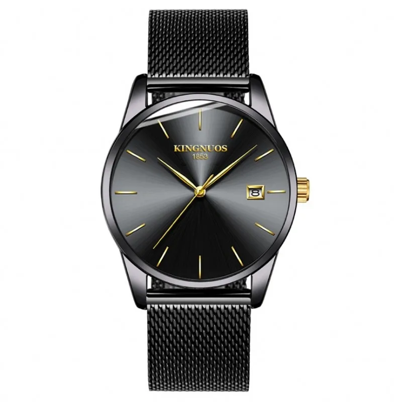 New Men Watches Luxury Watch Brand Men's Watches Ultra Thin Stainless Steel Mesh Band Quartz Wristwatch Fashion Casual Watches New Men Watches Luxury Watch Brand Men's Watches Ultra Thin Stainless Steel Mesh Band Quartz Wristwatch Fashion Casual Watches