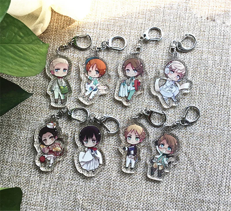 Милый акриловый брелок с мультяшным аниме Axis Powers Hetalia APH для Хэллоуина косплея