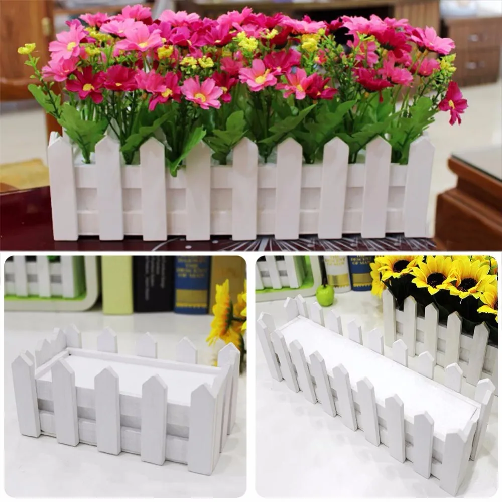 Горшок в виде забора своими руками