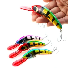 Runature Shrimp Lure Onerous Minnow Fishing Bait 90mm/16g Fishing Wobbler Lure Large Floating Minnow Fish Synthetic Onerous Minnow Lure