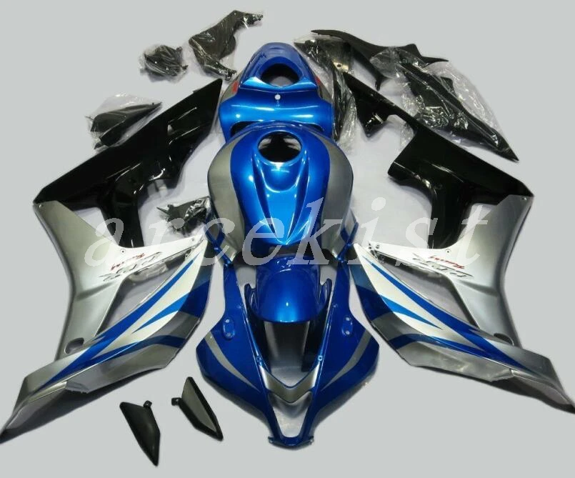 

New Injection motorcycle Full Fairing kit Fit For Honda CBR600RR F5 2007 2008 07 08 600RR 600 ABS fairings custom blue silver