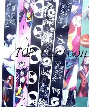 

Free Shipping 100 Pcs The Nightmare Before Christmas Key Chains Neck Strap Keys Camera ID Card Lanyard GS060