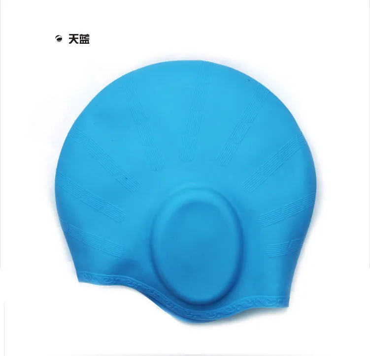 Women Swimming caps cover waterproof earmuffs Hat Swim diving protect