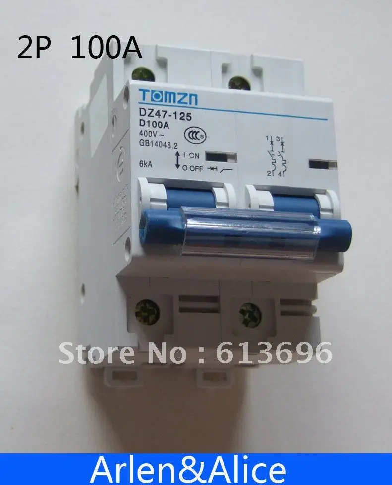 2P 100A 240V/415V 50HZ/60HZ Автоматический выключатель MCB | Обустройство дома