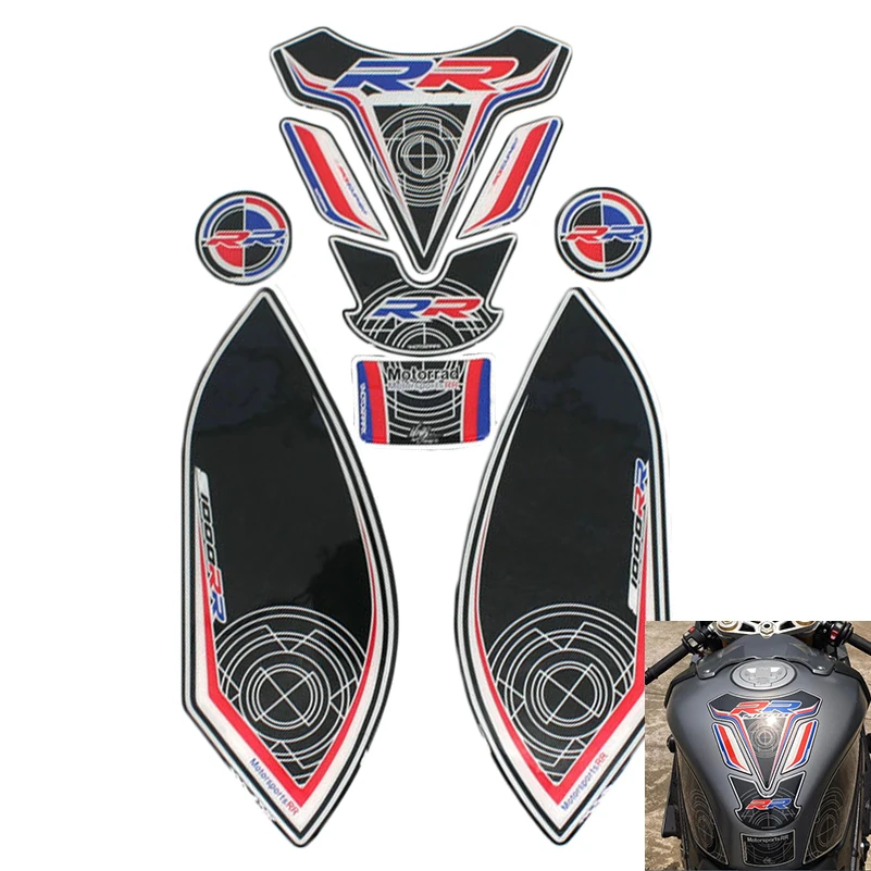 Ручка бака защитный стикер на полную длину для BMW S1000RR 2009-2019 аксессуары мотоцикла