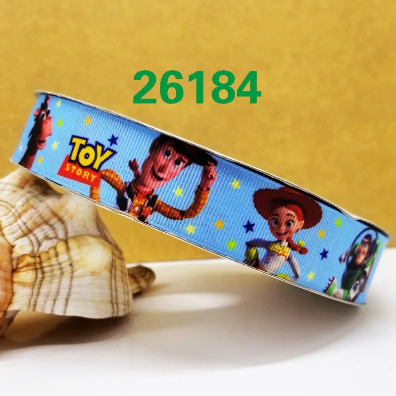 26184 50 ярдов в размер мультфильм ленты напечатанные grosgrain ленты 29141 - Цвет: 26184