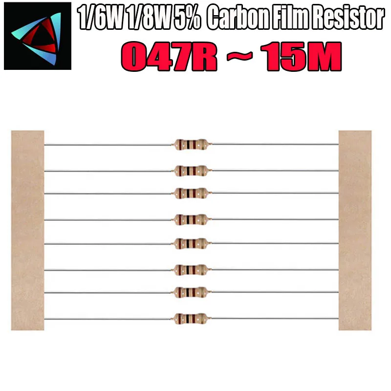 680r Carbon Film 1/8W 0.125W Resistor 5% Pack of 100