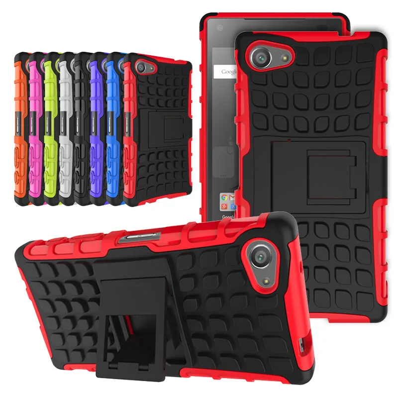 Чехол Funda для Sony Xperia Z5 Compact Coque Armor противоударные крышки чехлы Mini Z5Mini защитный