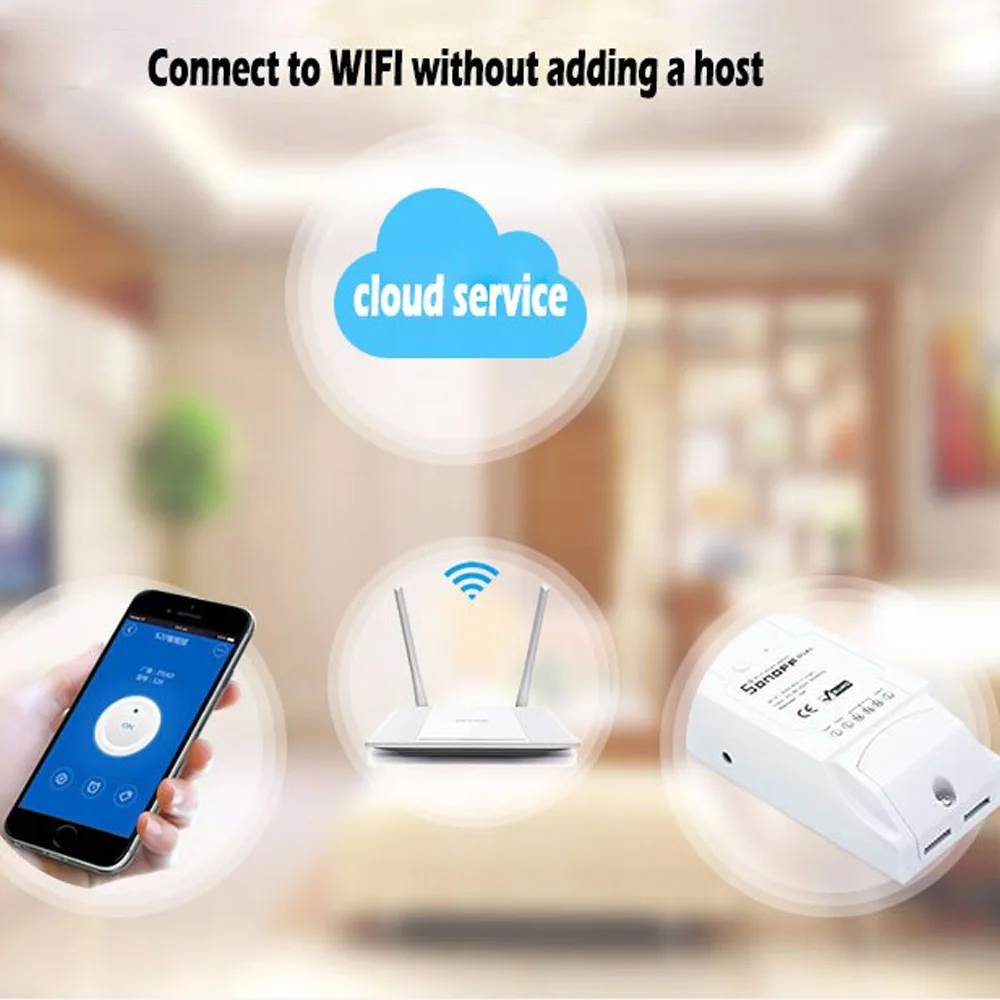  Sonoff Dual 2 Channel Wifi Wireless Switch Smart Home Remote Control Intelligent Timer Via Android  - 32912667745