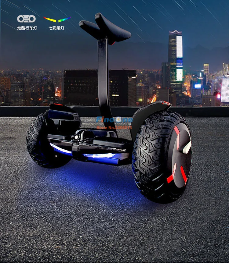 Внедорожный электрический скутер балансируя на одном колесе Электрический Скутер Ховерборд 2 колеса электрический скейтборд электрический умный скутер дистанционное управление, скутер