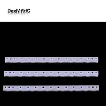 20 шт длинная полоса стойка шестерни 0,5 modulus пластиковая Шестерня пластиковый соединительный стержень игрушка части шестерни комплект передач привод