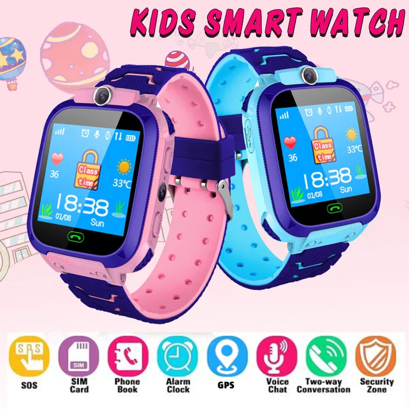 

smartwatch Base Station Positioning Children Smart Watch Heart Rate Monitoring Sleep Monitoring Kids Safe Watch For Dropshipping