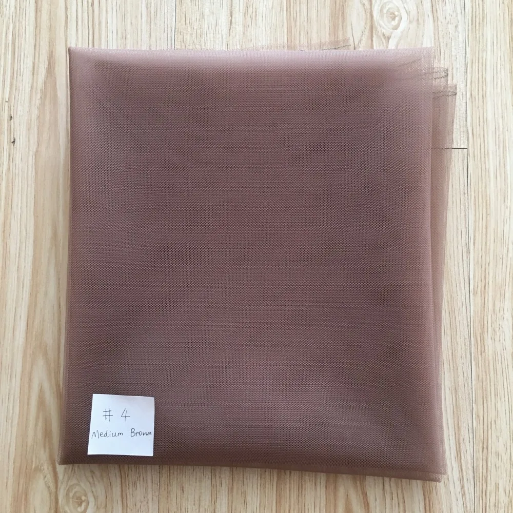 1 yard Swiss Lace Pattern Net for Making Wig Toupee Top Closure Foundation Hair Accessories Monofilament Hairnet