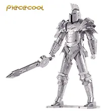 Piececool 3D Metal Puzzle of Black Knight 3D Laser Cut Model 3D Jigsaws from 3d Laser